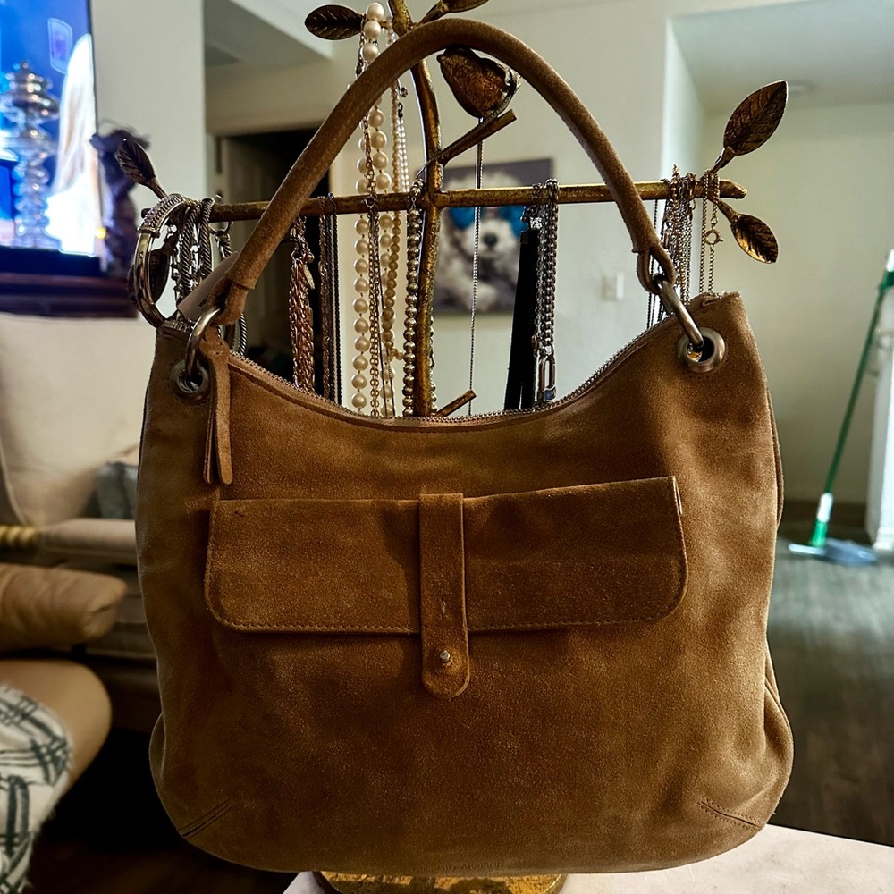 Giorgio Armani (not emporio) Brown Suede Women's Bag